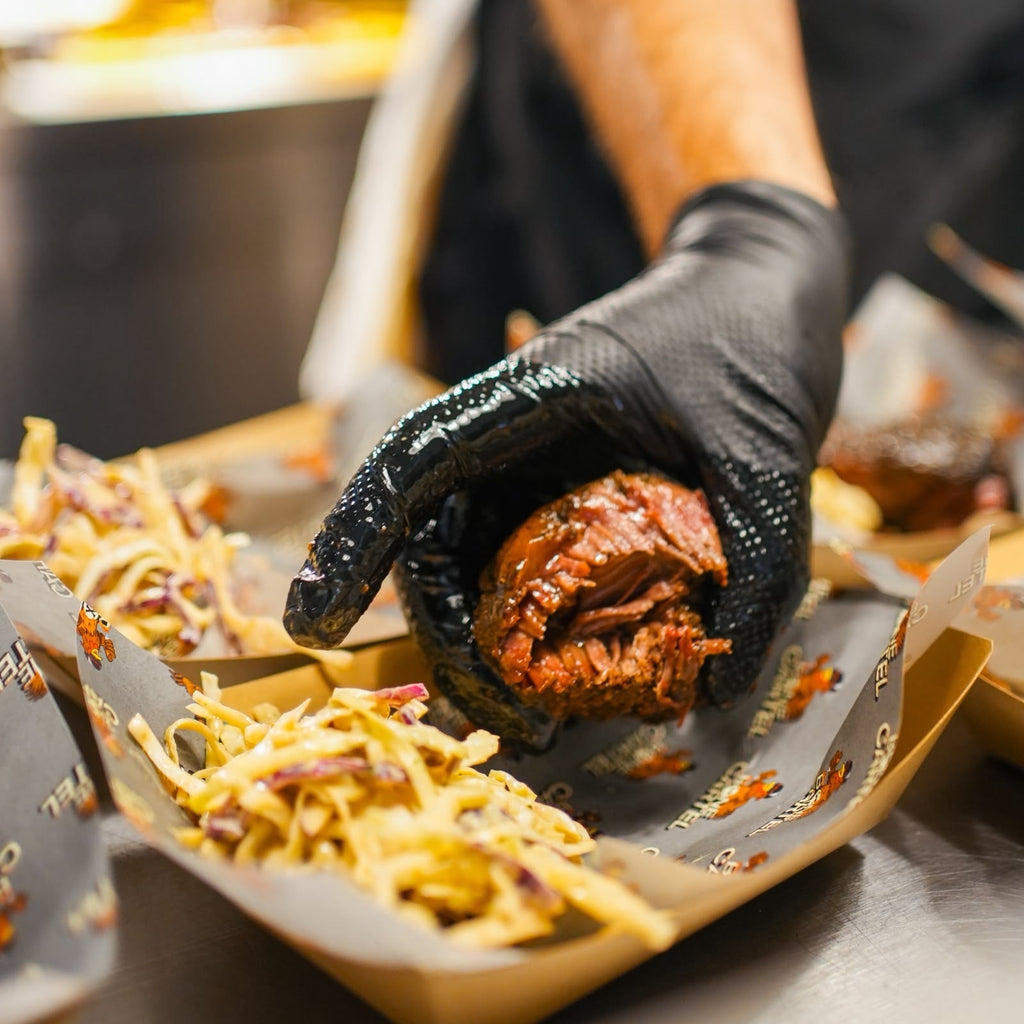 Slow smoked beef