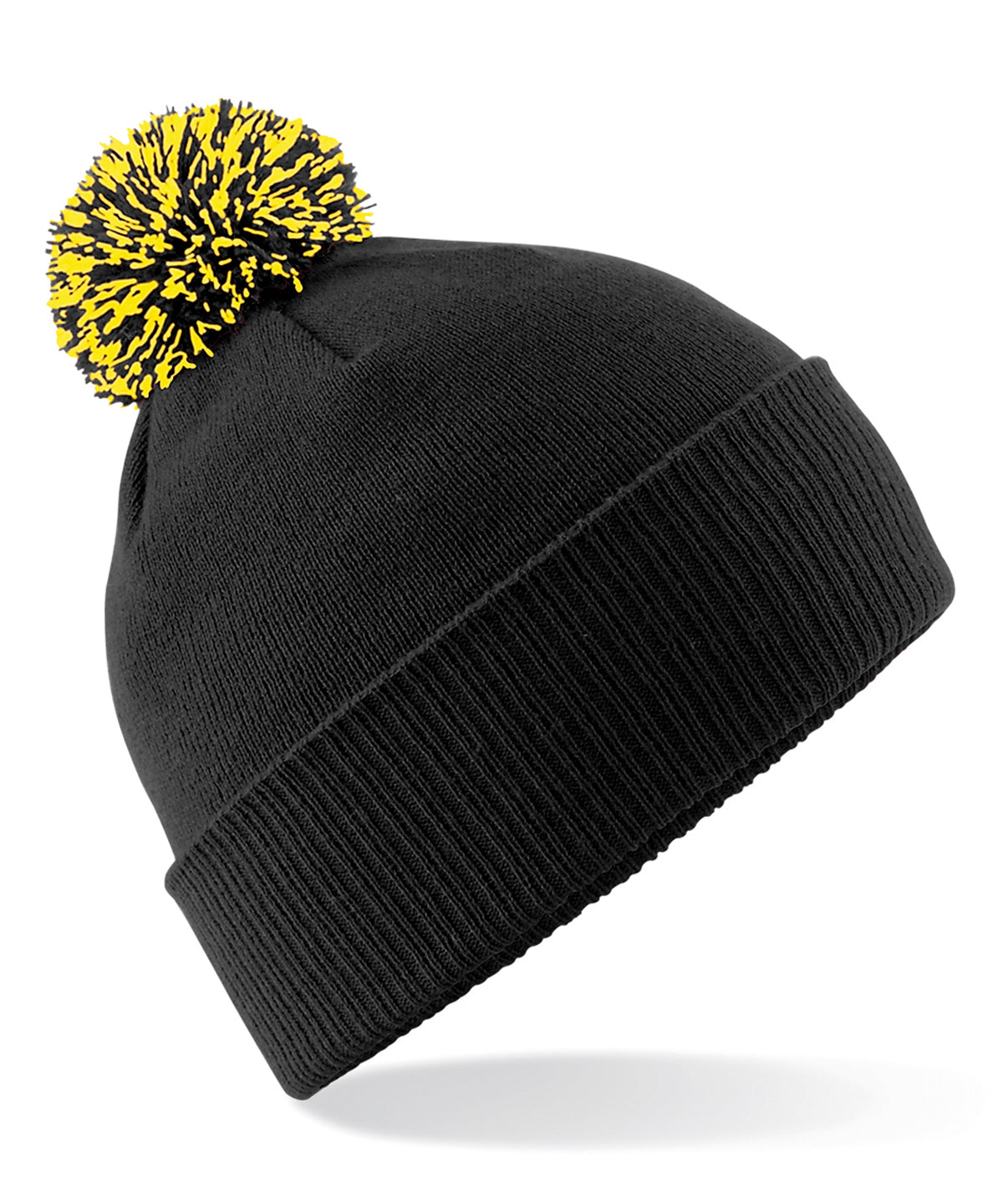 Texas Taff BBQ beanie in Black / Yellow