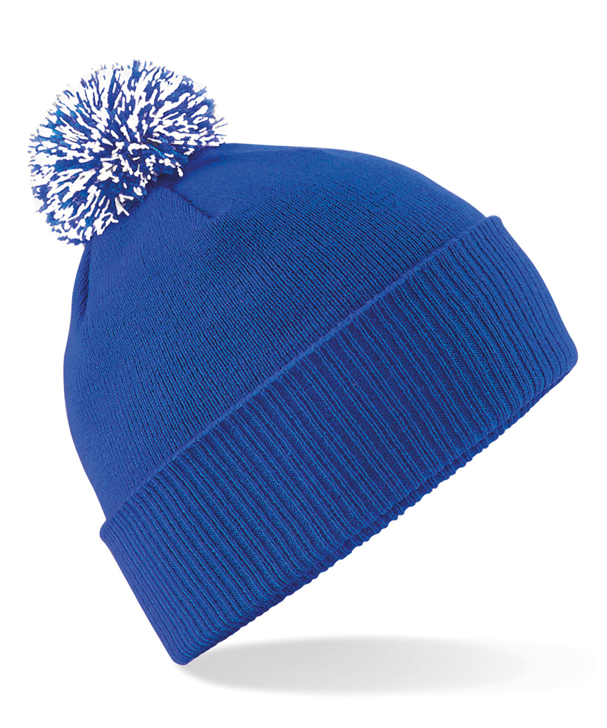 Texas Taff BBQ beanie in Bright Royal / White