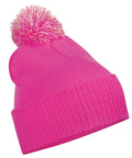 Texas Taff BBQ beanie in Fuchsia / Off White