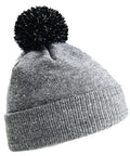 Texas Taff BBQ beanie in Heather Grey / Black