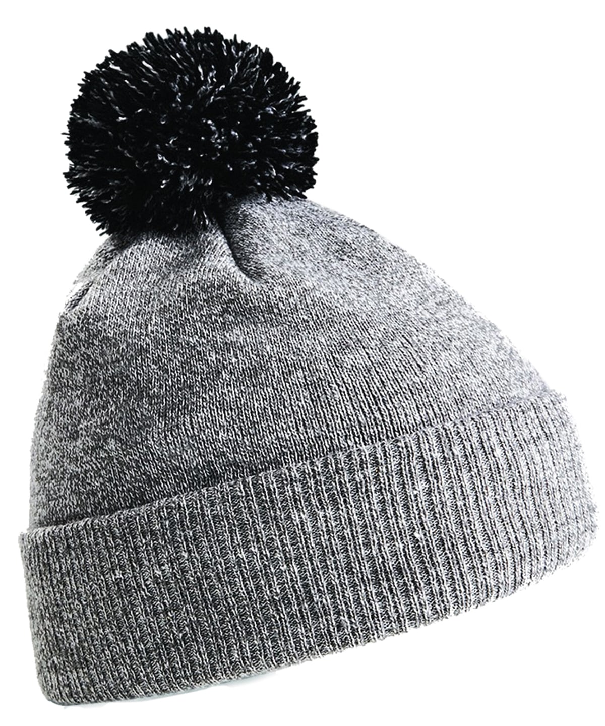 Texas Taff BBQ beanie in Heather Grey / Black