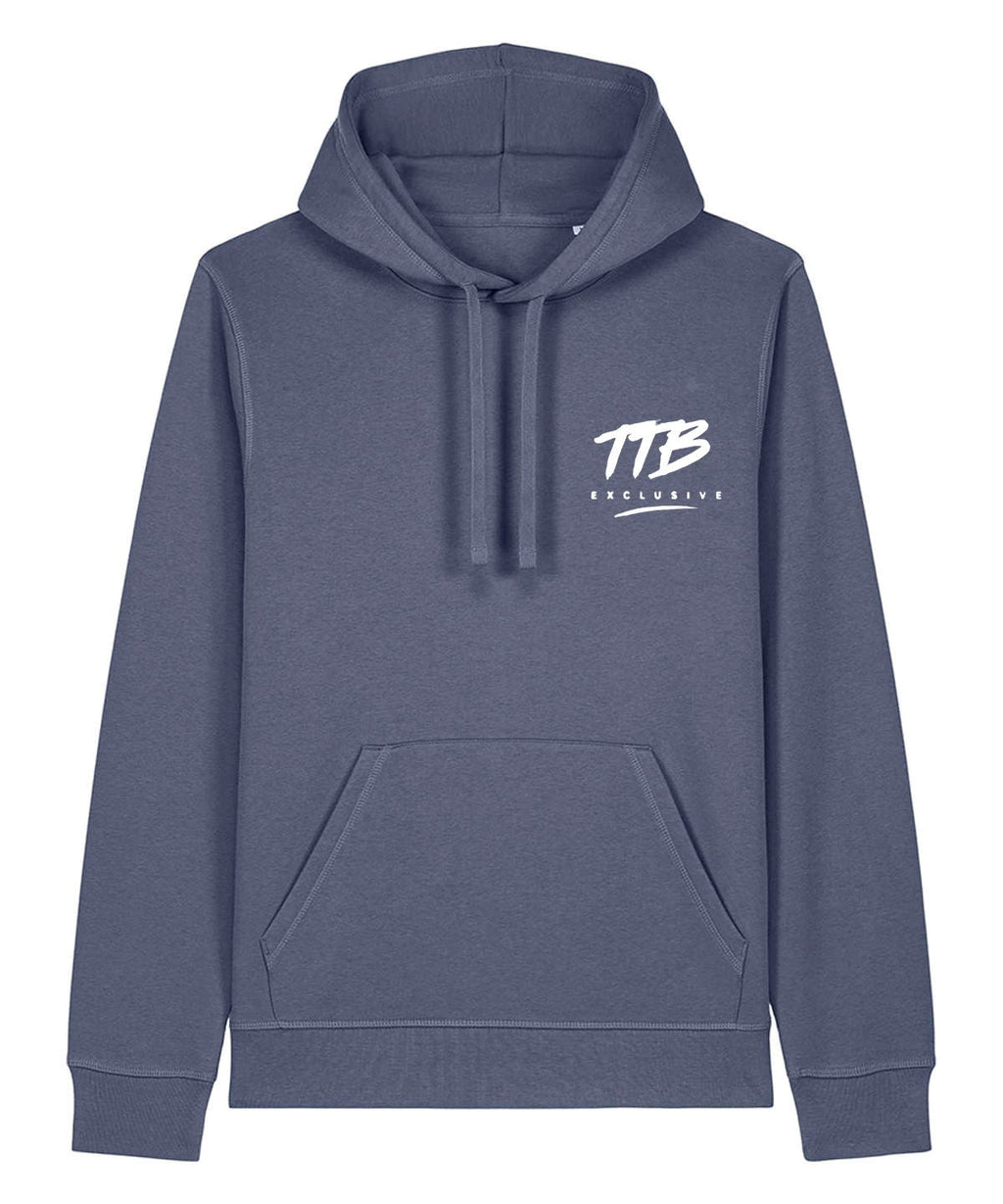 Texas Taff BBQ Hoodie - Blue Grey