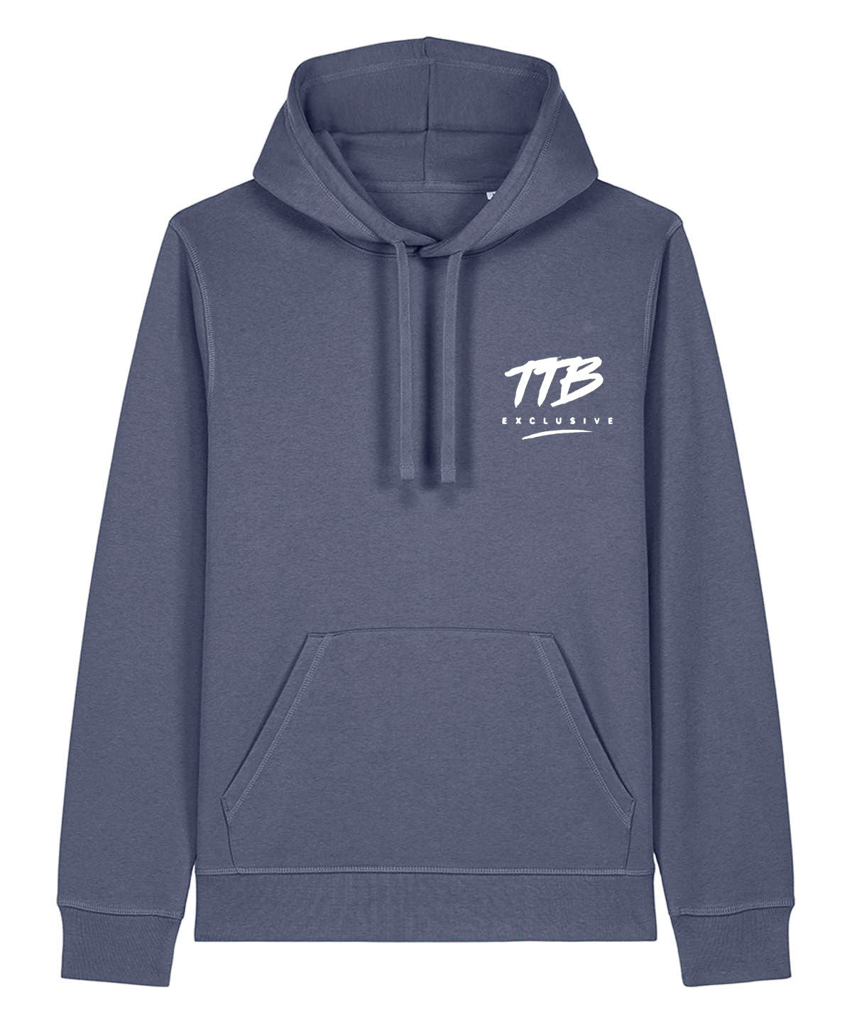 Texas Taff BBQ Hoodie - Blue Grey
