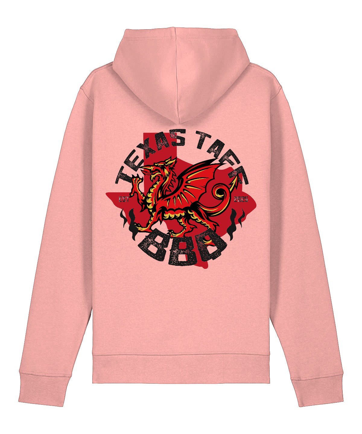 Texas Taff BBQ Hoodie - Canyon Pink