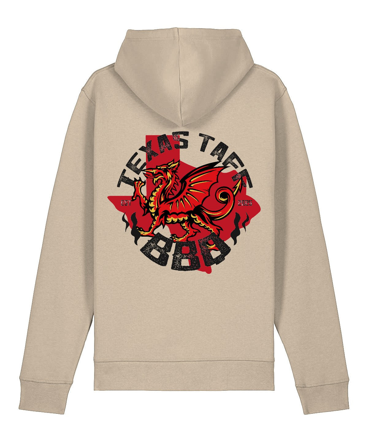 Texas Taff BBQ Hoodie - Desert Dust