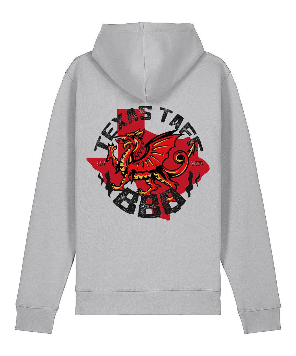 Texas Taff BBQ Hoodie - Heather Grey