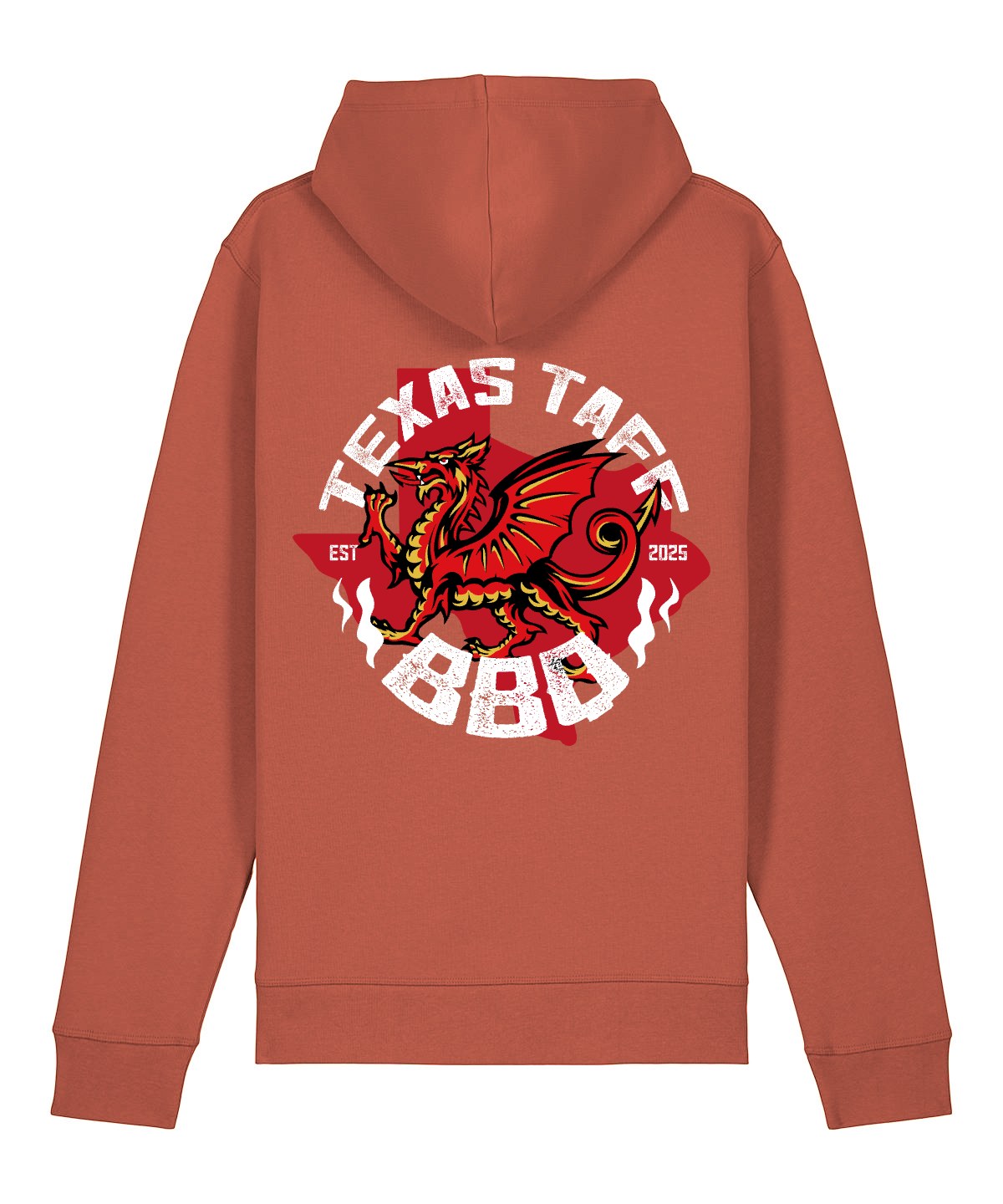 Texas Taff BBQ Hoodie - Heritage Brown
