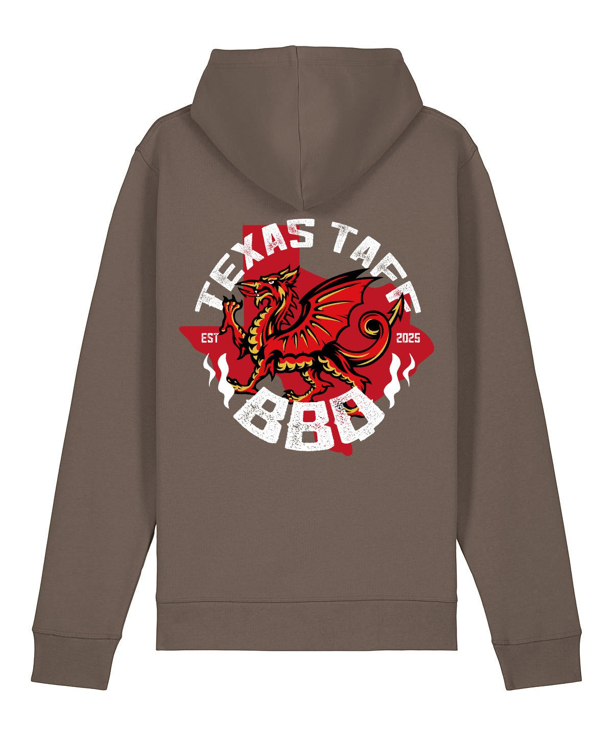 Texas Taff BBQ Hoodie - Mocha