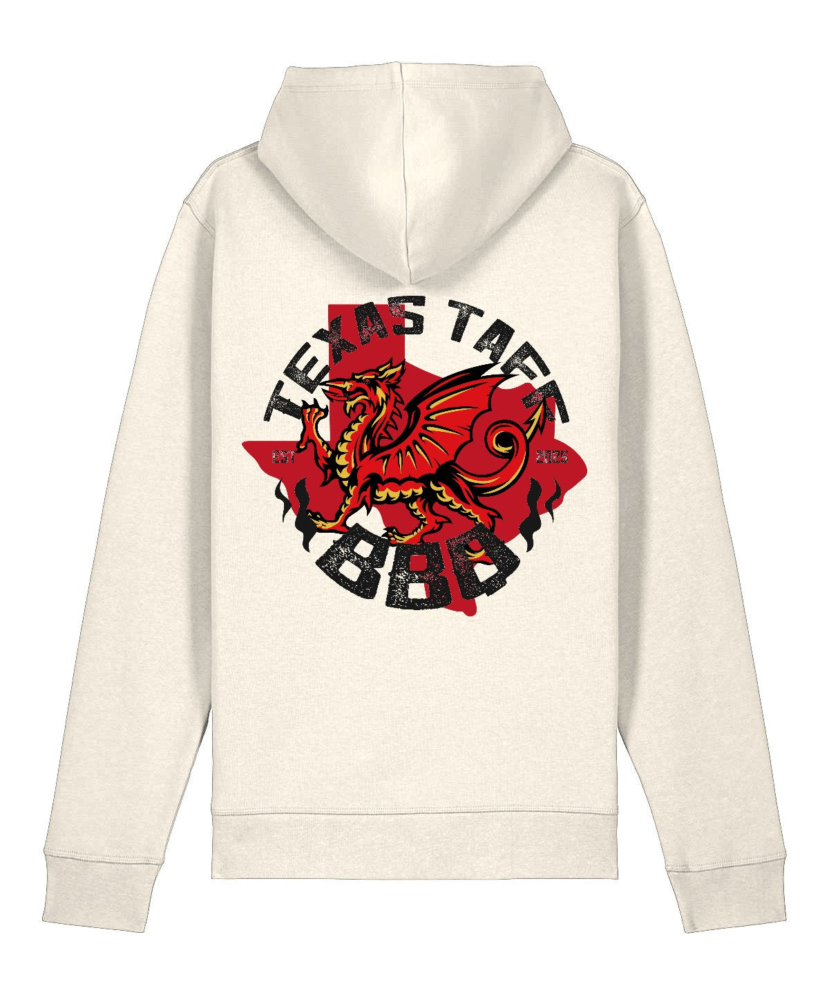 Texas Taff BBQ Hoodie - Natural Raw