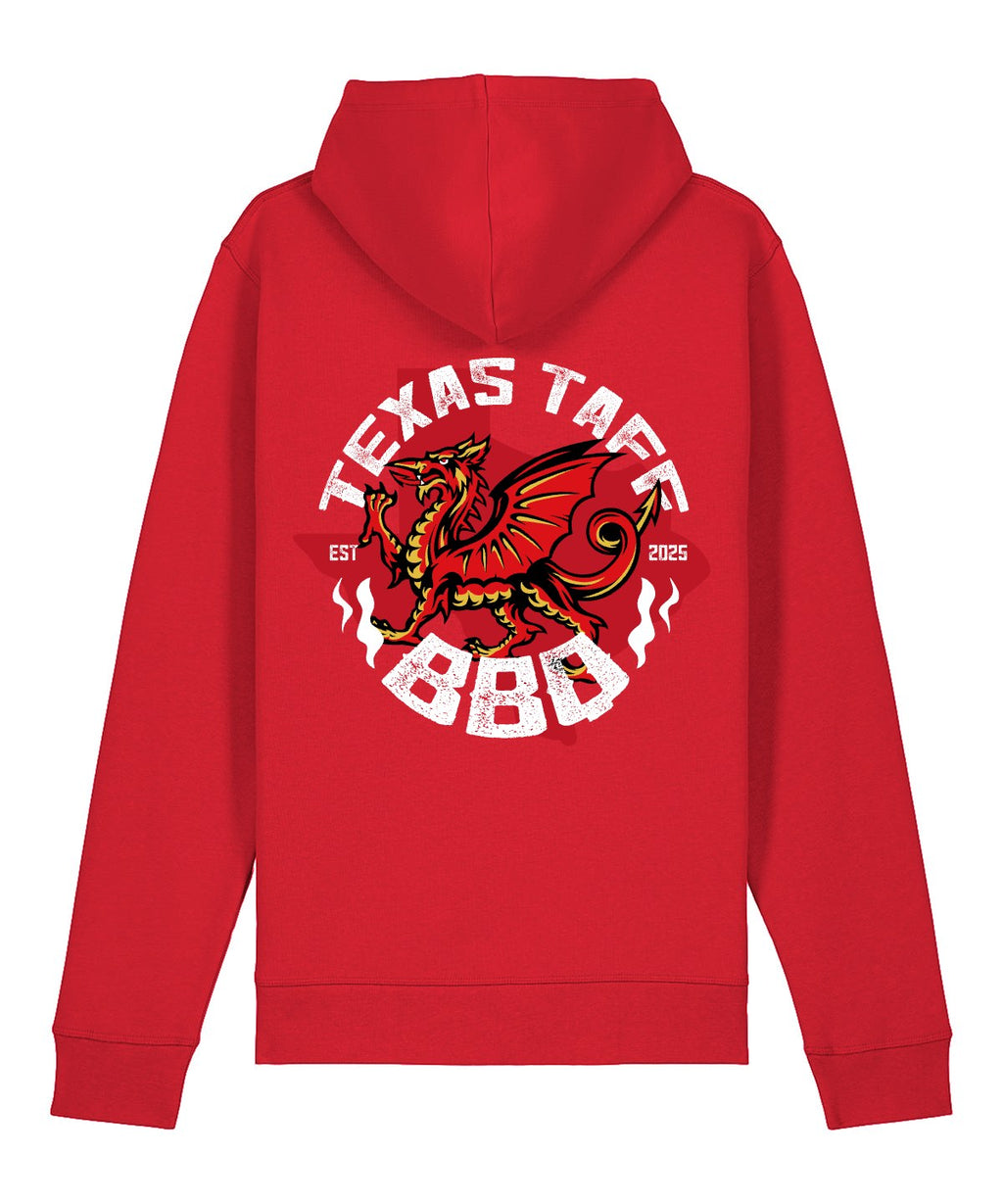 Texas Taff BBQ Hoodie - Red