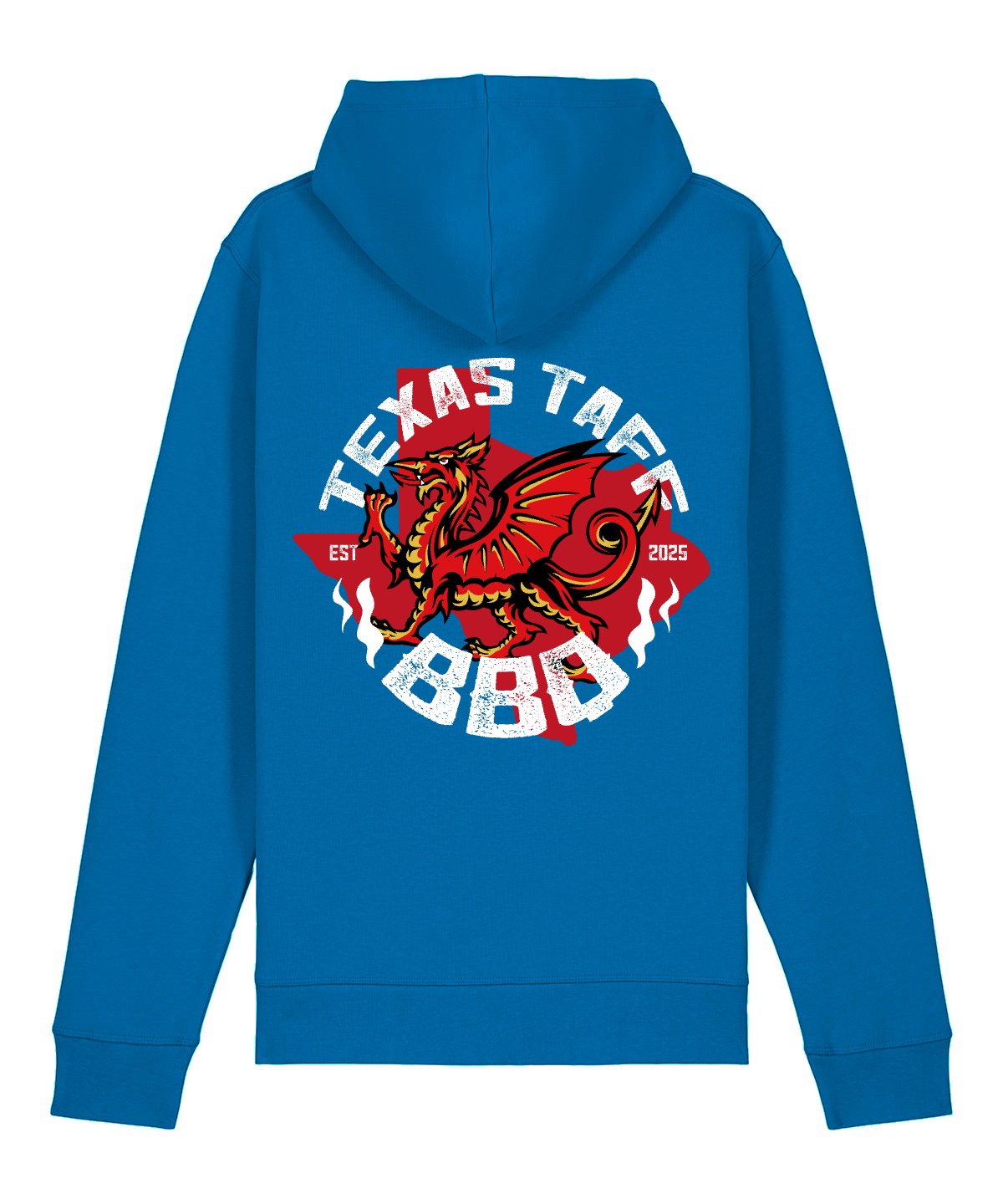 Texas Taff BBQ Hoodie - Royal Blue
