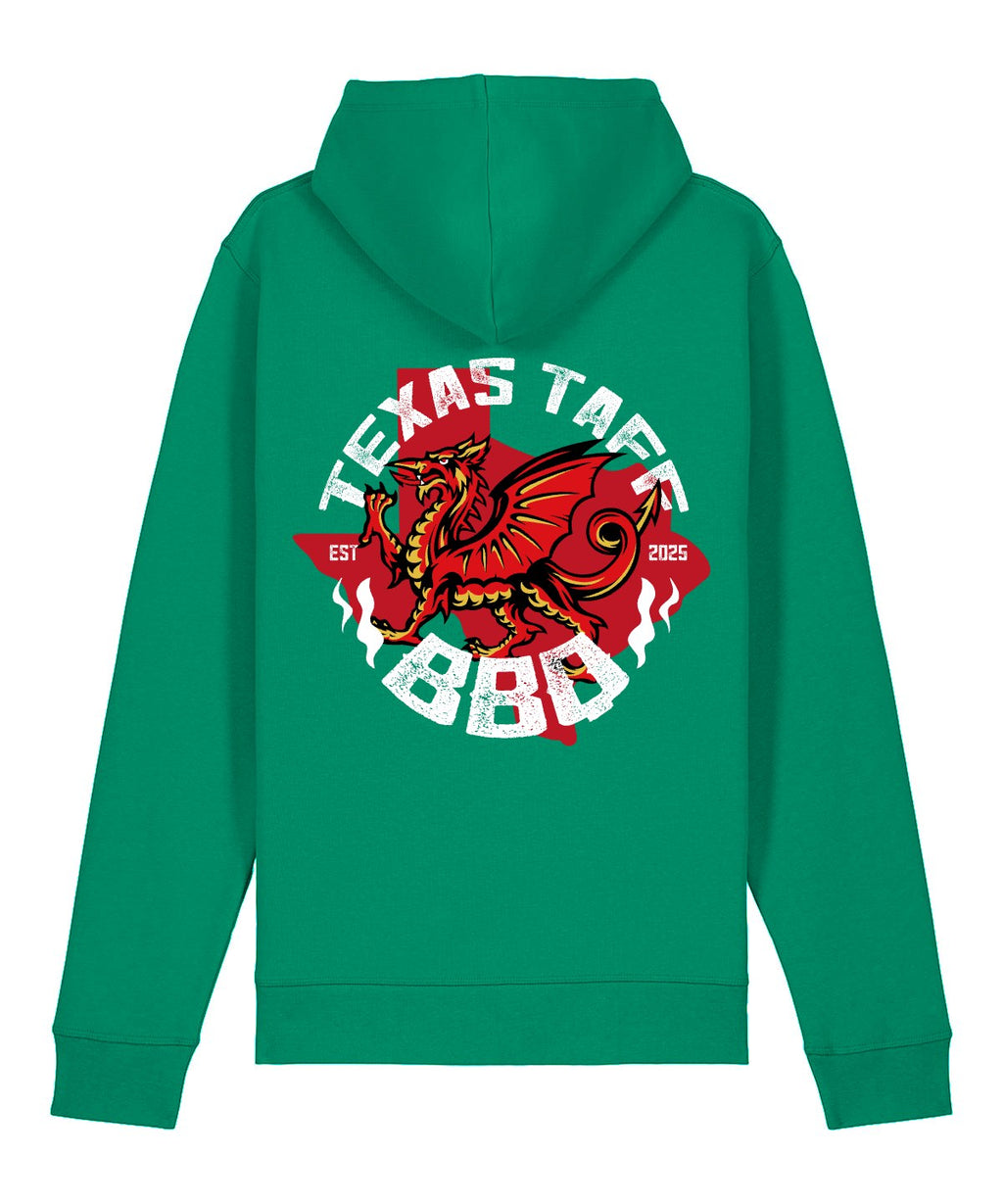 Texas Taff BBQ Hoodie - Verdant Green