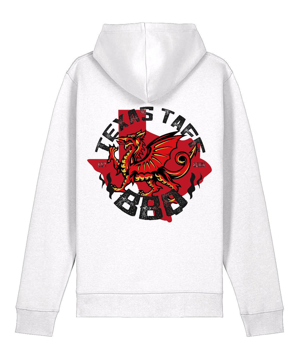 Texas Taff BBQ Hoodie - White