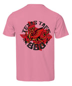 Texas Taff BBQ Tee - Bubblegum