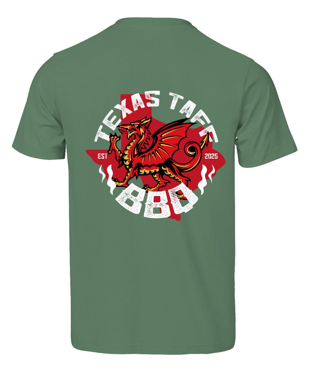 Texas Taff BBQ Tee - Cactus