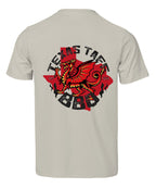Texas Taff BBQ Tee - Cement