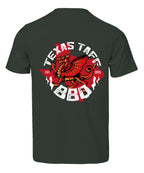 Texas Taff BBQ Tee - Dark Green
