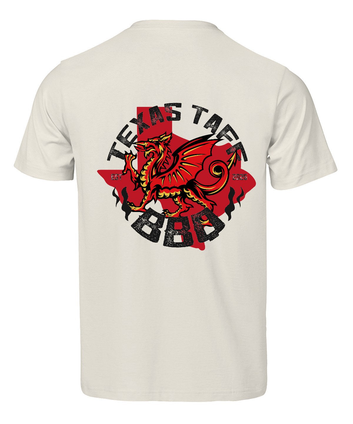 Texas Taff BBQ Tee - Ecru
