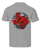 Texas Taff BBQ Tee - Heather Grey