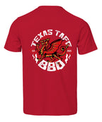 Texas Taff BBQ Tee - Red