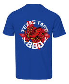 Texas Taff BBQ Tee - Royal